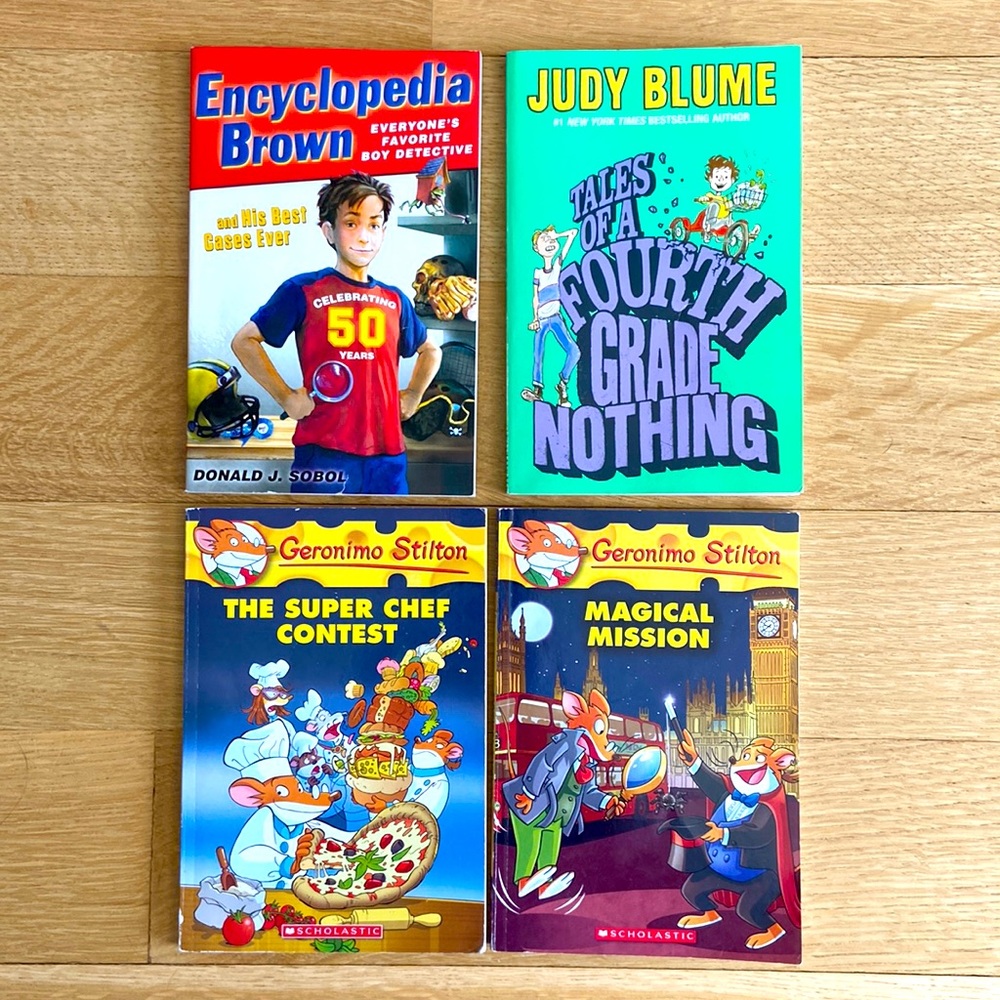 Reading Bundle! 4 Kids Paperback Books.